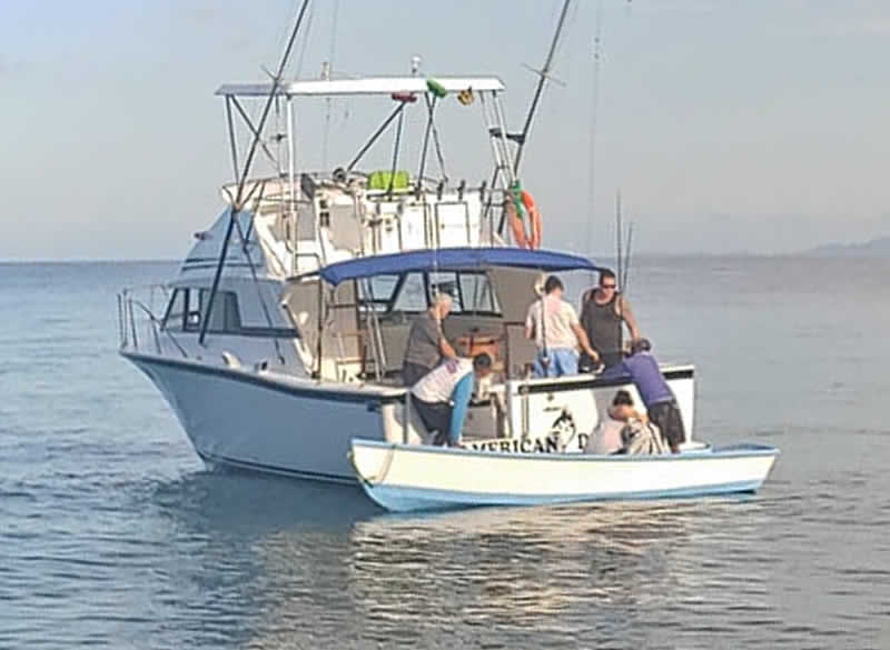 American Dream fishing boat papagayo costa rica