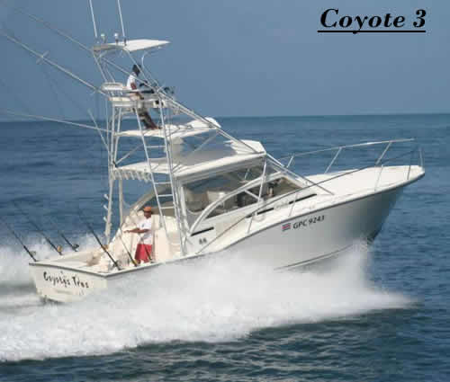 Coyote fishing boat