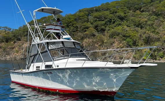 This Rampage boat is 32ft long Papagayo Costa Rica