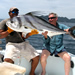 Mister Jimm told us he don't wanted to fish any big fish like the day before(two sails, two marlin, 3 mahi), but we can't make nothing for him