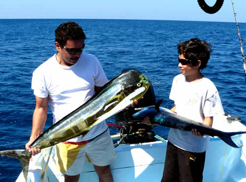 fishing with my son in the catalinas islands
