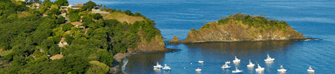 Playa Ocotal beach resort. Fishing charter from Ocotal beach, we pick up from this beach by boat without extra fees