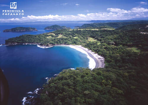 Pick up by boat from Peninsula Papagayo