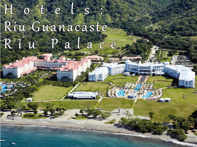 Pick up by boat at the Riu Guanacaste and Riu Palace Costa Rica