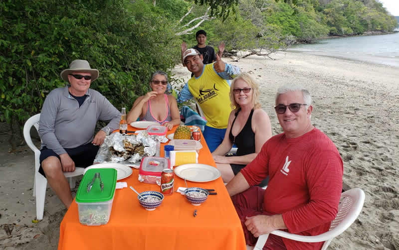 Fishing and Beach BBQ in Papagayo Costa Rica