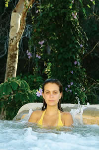 Hot Spring Spa in Guanacaste fishing region