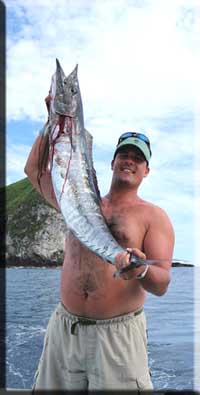Tamarindo Costa Rica fishing for Wahoo