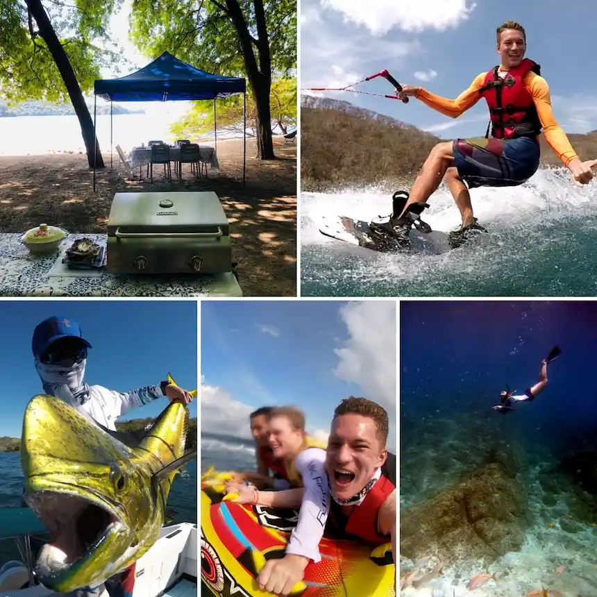 Fun Time boat in Playas del Coco - Marlin Rayado