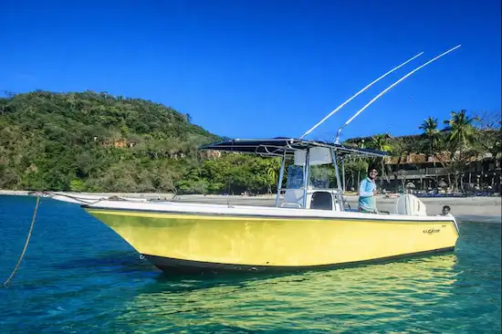Sailfish center console boat Papagayo Costa Rica