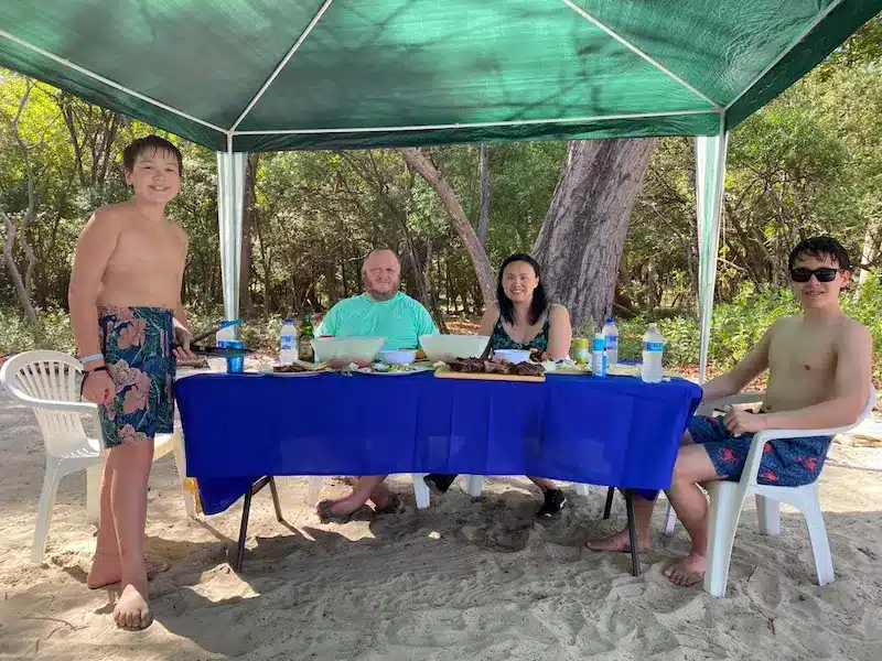 Fishing and beach bbq experience in Papagayo Costa Rica