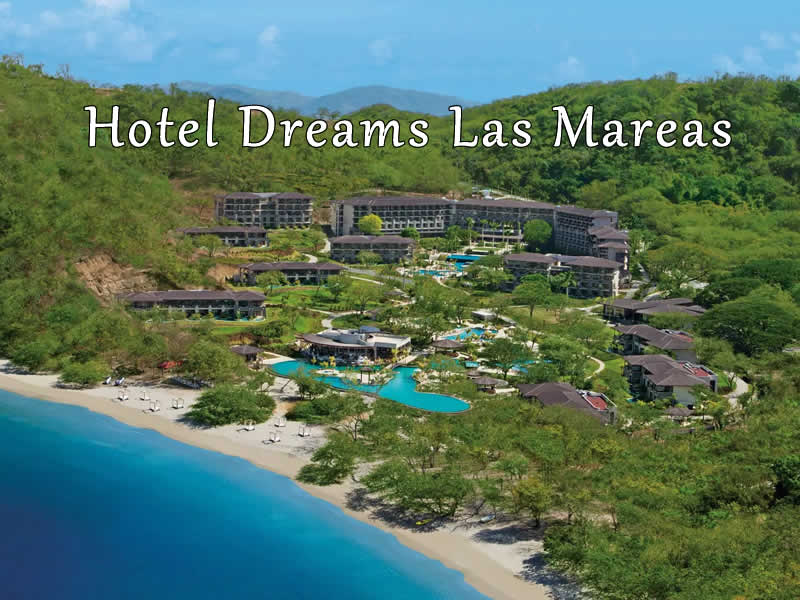 Pick up by boat at the Dreams Las Mareas Guanacaste