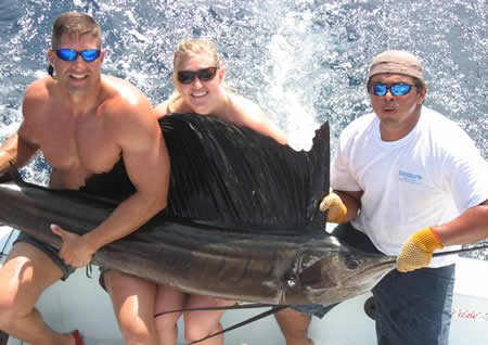 Fishing near Playa Conchal