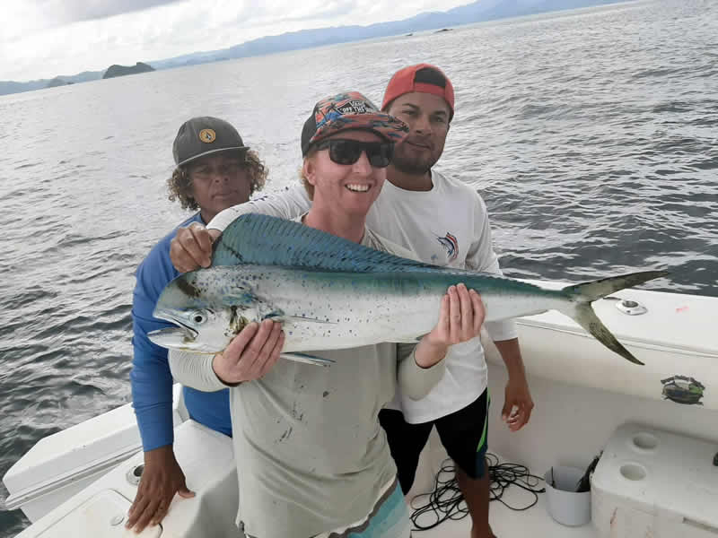 Inshore fishing near El Jobo beach La Cruz Guanacaste