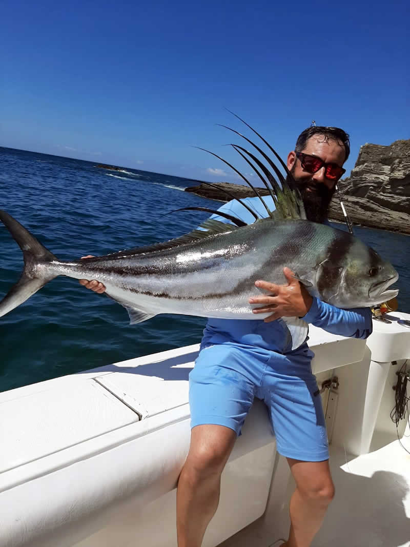 Inshore fishing out of El Jobo beach Guanacaste