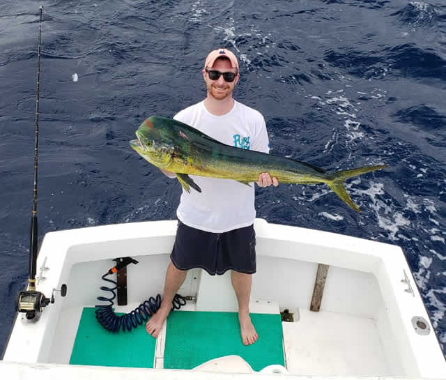 Fishing near riu guanacaste